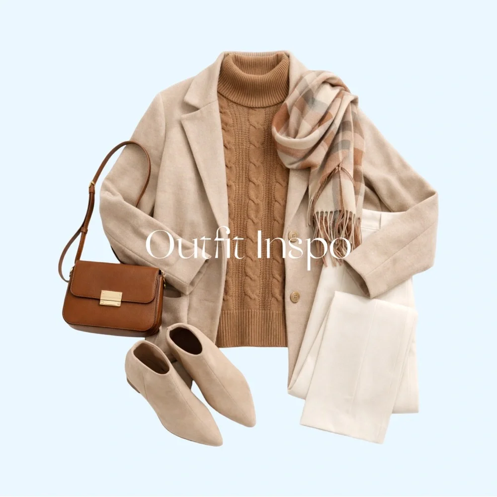 Banana Republic Tan Cable Knit Sweater